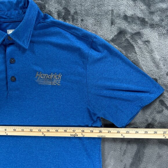 Hendrick Automotive Group Employee Polo Shirt Men S Uniform Team Car Auto - Picture 10 of 12